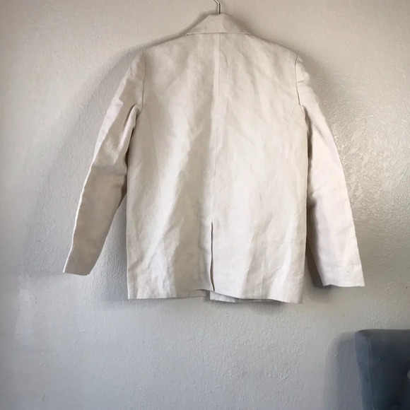 Rachael Wang Oversized‎ oatmeal blazer neutral size Small - Picture 2 of 7